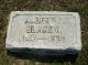 Headstone for Albert C Blakey