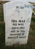 Headstone for Ida Mae () Miles