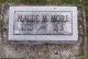 Headstone for Maude M (Miles) More