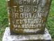 Headstone Inscription for John Frank Routon