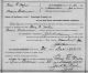 Marriage Certificate of  Augustus Eugene Miles and Rhoda Elizabeth Gallimore
