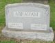 Headstone for Alvin Emil and Emilie Rose (Heer) Abraham