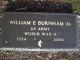 Headstone for William Elwood Burnham Jr.