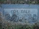 Headstone for Oda (Massey) Dale