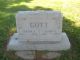Headstone for John T and Sarah J (Haver) Gott