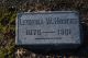 Headstone for Leonora W (Jones) Hodges