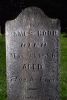 Headstone for James E Hood