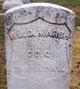 Headstone Inscription for William David Marsh