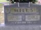 Headstone for Augustus Eugene and Rhoda Elizabeth (Gallimore) Miles
