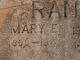 Headstone Inscription for Mary E (McManaman) Randall
