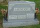Headstone for Thomas Henry and Sarah Elizabeth (Carpenter) Saunders; Lucille Frances (Carpenter) Steinmetz
