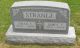 Headstone for James Theodore and Sarah Ellen (O'Maley) Strange