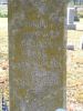 Headstone Inscription for Sophronia C (Story) Sutton