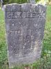 Headstone for Elizabeth Byers Thorn