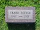 Headstone for Frank Leonard Tuttle